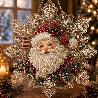 Christmas Pearl Diamond Painting Suncatcher Kit