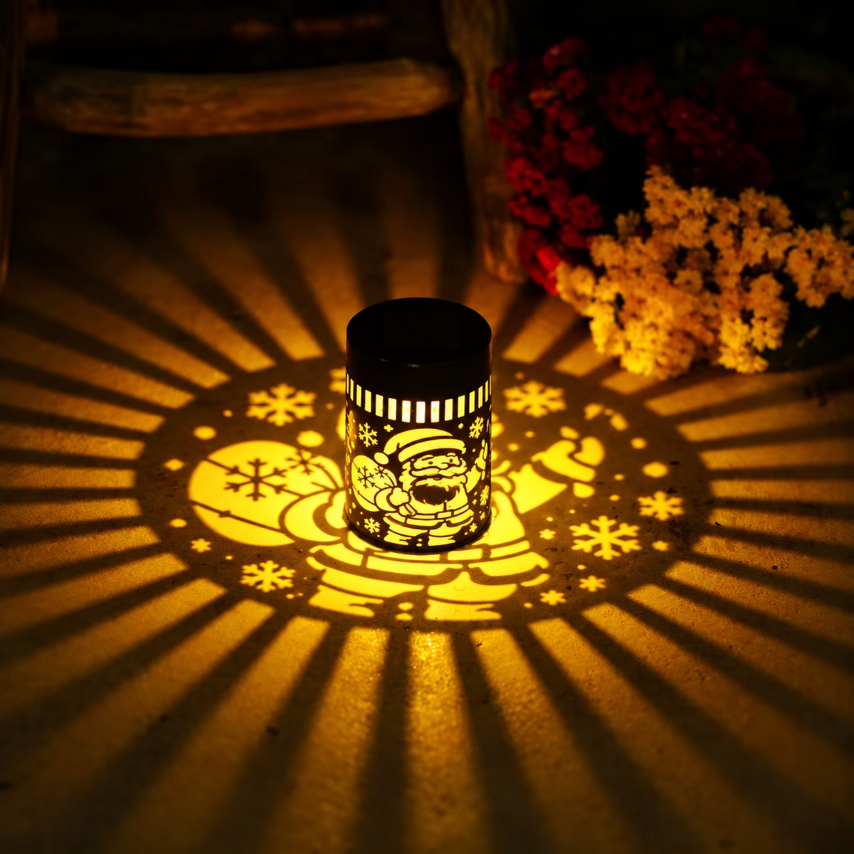Taluxa™ Christmas Decorative Solar Projection Light, IP65 Waterproof