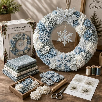 3D Fabric Poke Wreath DIY Kit